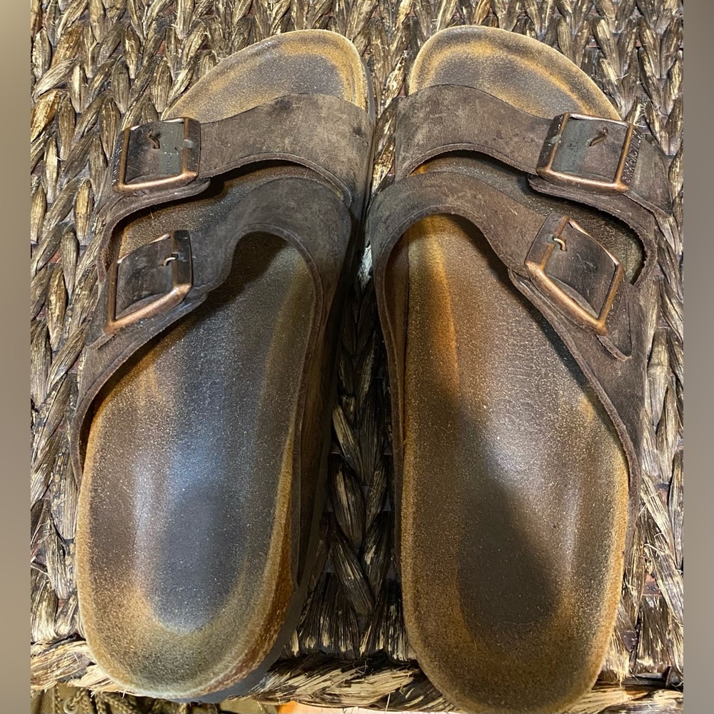 Birkenstock Dark Brown Sandals - used in good condition